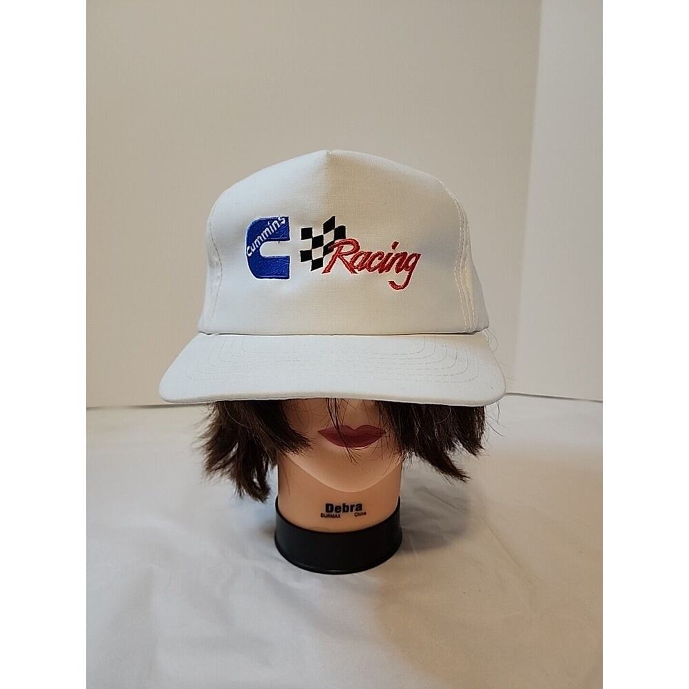 Vintage Cummins Racing Snapback Trucker Hat Cap One Size Fits All